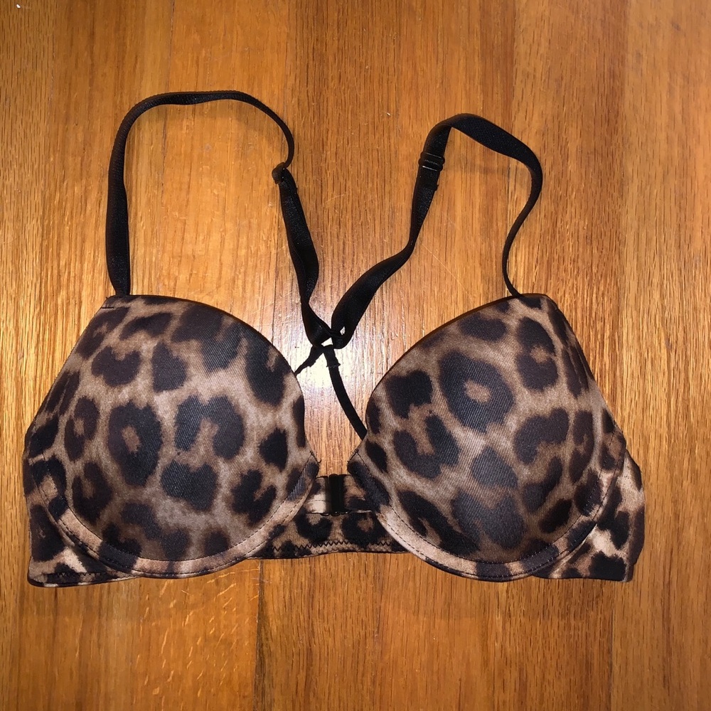 Victoria Secret Pink Halter Cheetah Bra